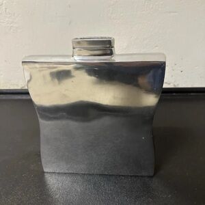 Vintage IHI India Aluminum Rectangle Shape Vase  9”x8"
